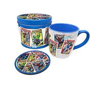 Pyramid International Tasse et sous-verre Ambrosiana en boîte métal avec cartes collectors