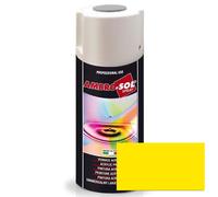 Ambro-Sol V4001021 Vernis peinture Acrylique Multi-Usage, Peinture Brillante pour Intérieur et Extérieur, Adapté a Tous Type de Matériau, Aérosol En Fer-Blanc Recyclable de 400 ml, Jaune Cadmium