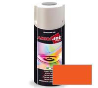 Ambro-Sol V4002009 Vernis peinture Acrylique Multi-Usage, Peinture Brillante pour Intérieur et Extérieur, Adapté a Tous Type de Matériau, Aérosol En Fer-Blanc Recyclable de 400 ml, Orange Trafic
