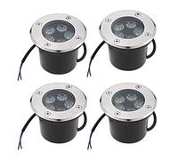 AMDHZ Spot LED Encastrable Extérieur 5W Éclairage L'extérieur IP67 Étanche Jardin Lampe pour Jardins, Allées, Terrasses (Color : White Light)