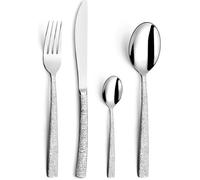 AMEFA - Ménagère 24 couverts de table pour 6 personnes - Havane Jungle - Acier inoxydable 18/0, Finition Miroir