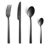 Amefa Set de couverts Manille Vintage 16 pièces Acier inoxydable Noir