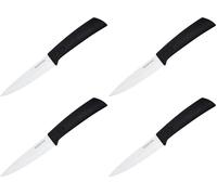 Amefa AUENTHAL - Couteau en céramique Blanche de 10 cm de Long - Lame en céramique Blanche extrêmement tranchante - Manche Ergonomique - avec protège-Lame, Couteau d'office et Couteau de Cuisine