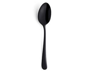 AMEFA - Cuillères à café - Lot de 12 - Austin - Acier inoxydable 18/0, Finition Revêtement PVD mat - Epaisseur 2.5 mm - Longeur 144 mm - Noir