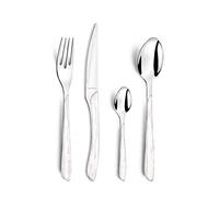 Amefa – Ménagère Eclat Nature 16 pièces – Acier inox 18/0, manche bois blanc