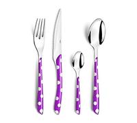 Amefa Eclat Pois - Ménagère 16 couverts pour 4 personnes, acier inox, finition brillante