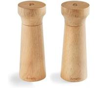 Amefa Moulins à sel et à poivre Fanny 15 cm Bois Lot de 2