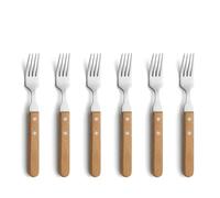 Amefa Fourchette Pizza lot de 6 Chêne