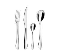 AMEFA - Coffret 24 couverts de table pour 6 personnes - Instinct - Acier inoxydable 18/0, Finition Brillante