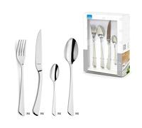 Amefa Ménagère Juno 24 pièces – Acier inoxydable argent 28x39 cm