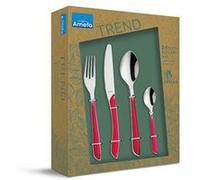 Amefa 24 pcs. set de couverts Eclat framboise