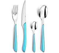 Amefa Ménagère Eclat 24 couverts pour 6 personnes Acier inoxydable 18/0 Turquoise