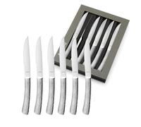 BONGO Coffret de 6 Couteaux Steak lame micro-dentée