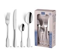 AMEFA Triomphe Ménagère 24 couverts acier inoxydable Pour 6 personnes, Inox