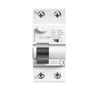 AMEHRU GYL9 B Type RCCB disjoncteur à Courant résiduel DC ELCB 2P 4P 40A 63A 30mA 100mA 300mA Type B RCD Fuite 6KA(2 Pole,63A 100mA)