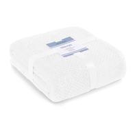 AmeliaHome Couverture Douillette 70 x 150 cm - Aspect Peau d'agneau - Blanc