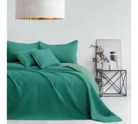 AmeliaHome Couvre-lit Vert Clair - 220 x 240 cm - Surpiqûre Ultra Fine - Polyester Softa