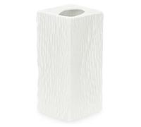 AmeliaHome Devon Vase décoratif en céramique Crème
