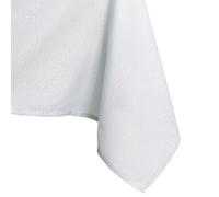 AmeliaHome Nappe de Table Effet Lotus déperlant Polyester Blanc Empire 60x60 cm