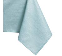 AmeliaHome Nappe de Table Effet Lotus déperlant Polyester Bleu Vesta 60x60 cm