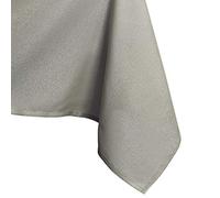 AmeliaHome Nappe de Table Effet Lotus déperlant Polyester Cappuccino Empire 60x60 cm