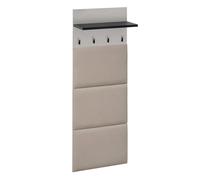 Aménagement Dressing Rembourré Hugo 157cm Gris & Noir