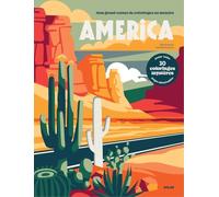 America -30 Coloriages mystères pour adultes - Pages détachables + 1 Grand poster - Papier épais 190 gr: Mon grand carnet de coloriages au numéro