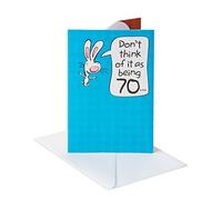 American Greetings Funny carte d'anniversaire 70 ans avec pop-up