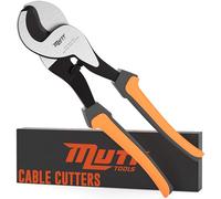 AMERICAN MUTT TOOLS Coupe-câble de 25,4 cm - Coupe-câble robuste pour aluminium, cuivre et câbles de communication - Idéal pour le bricolage, l'électricité et les monteurs de ligne