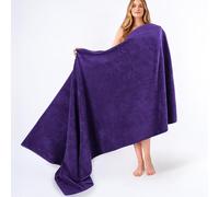 American Soft Linen Drap de Bain 100% Coton Turc, 600 g/m², pour Salle de Bain, pour Adultes, Taille XL, 102 cm x 203 cm (Violet)
