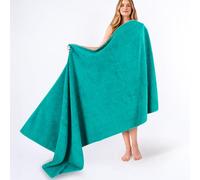 American Soft Linen Drap de bain surdimensionné 101,6 x 203,2 cm, Serviette Éponge, Grandes Serviettes de Bain pour Salle de Bain, 100 % Coton Filé à l'Anneau pour Adultes, Draps de Bain, Bleu