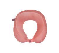 American Tourister Travel Accessories - Coussin de Voyage en Mousse à mémoire de Forme, Ergonomique et Confortable pour Avion, Voiture et Train, 30 cm, Rose (Pink/Mauve)