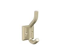 Amerock Aliso Patère murale décorative à double griffe Champagne doré