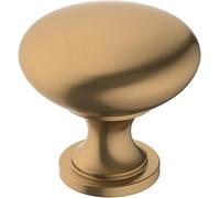 Amerock | Bouton de placard | Bronze champagne | 32 mm de diamètre | Edona | 1 lot | Bouton de tiroir | Quincaillerie d'armoire