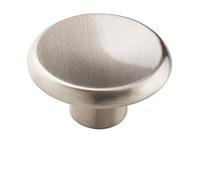 Amerock | Boutons d'armoire | Nickel satiné | 38 mm de diamètre | Everyday Heritage | Lot de 10 | Bouton de tiroir | Quincaillerie d'armoire