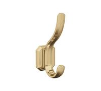 Amerock Granlyn Patère murale décorative à double griffe Champagne Bronze