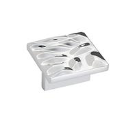 Amerock | Poignée d'armoire | Chrome poli | 1 à 0,6 cm (32 mm) de centre à centre | Calathea | 1 lot | Poignée de tiroir | Quincaillerie d'armoire