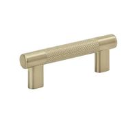 Amerock | Poignée d'armoire de cuisine | Champagne doré | 76 mm et 96 mm de centre à centre | Bronx | 1 lot | Quincaillerie de meuble | Poignée d'armoire | Poignée de tiroir de salle de bain