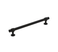 Amerock | Poignée d'armoire | Noir mat | 192 mm de centre à centre | Winsome | 1 lot | Poignée de tiroir | Poignée d'armoire | Quincaillerie d'armoire