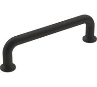 Amerock | Poignée d'armoire | Noir mat | 96 mm de centre à centre | Facteur | 1 lot | Poignée de tiroir | Poignée d'armoire | Quincaillerie d'armoire