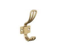 Amerock Vinland Patère murale décorative à double griffe Champagne Bronze