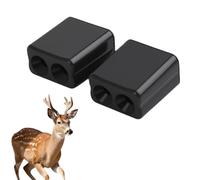 Amesor Avertisseur Anti-Chevreuil Pour Véhicules - 1 Paire De Protecteurs Ultrasoniques Impermeables,Alerte Sifflet pour la Sauvegarde des Animaux - Pour Camping Road Trip Conduite Randonnée Trajet