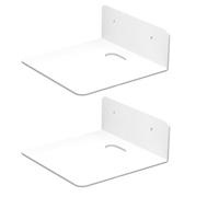 Amesor Étagère Appareil Photo | 2 Étagères Flottantes Adhésives Petites | Décor Maison pour Moniteur Sécurité Routeur Téléphone Enceinte Projecteur | Toutes Pièces Séjour Chambre Cuisine Salle de