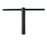 AMF Quille carrée mâle 42069 12 mm Noir/argent