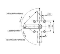 AMF AMF Bride de serrage crénelée 22X160 mm Quantité:1