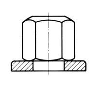 AMF AMF Bride de serrage crénelée 7X50 mm Quantité:1