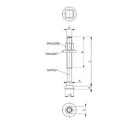 AMF AMF Ecrou hexagonal DIN 6331 M 18 x 2,5 Acier brillant Quantité:1