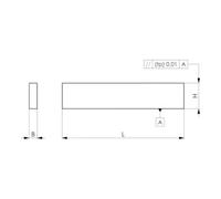 AMF AMF Paire de patins parallèles DIN6346P H.40xB.12xL.100mm Quantité:1