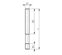 AMF AMF Vis rhombique 28X250 mm Quantité:1