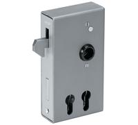 AMF Boîte de serrure pour porte coulissante 140SD-40Z pour cylindre double sans changement blanc - 16212